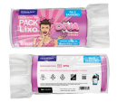 PACK LIXO DIVA PIA E BANHEIRO 34X38 ROSA - FD.20X80UN