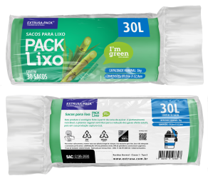 SACO DE LIXO IM GREEN 30 LITROS VERDE (59X62 CM) – FARDO COM 10 ROLOS (30 UND POR ROLO) SACO DE LIXO IM GREEN 30 LITROS VERDE (59X62 CM) – FARDO COM 10 ROLOS (30 UND POR ROLO)