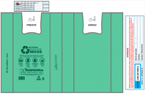 SACOLA VERDE RECICLAVEL LEI SP 70X90 BIOPLASTICA - PACOTE 3.1KG SACOLA VERDE RECICLAVEL LEI SP 70X90 BIOPLASTICA - PACOTE 3.1KG