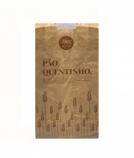 Saco Carryfoody Intercarta com Visor 44x33 cm Pacote com 500 unidades